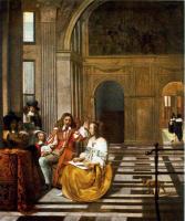 Pieter de Hooch - Company Making Music